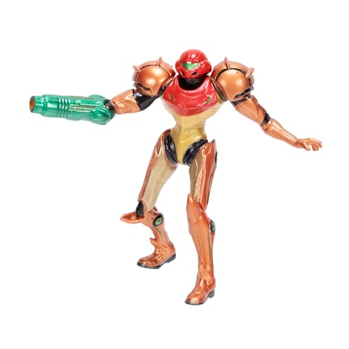 Detalle de Nintendo Metroid Prime Samus-Figurine 3er-Pack – Sammler-Set mit Varia-, Phazon- und Gravity-Suit