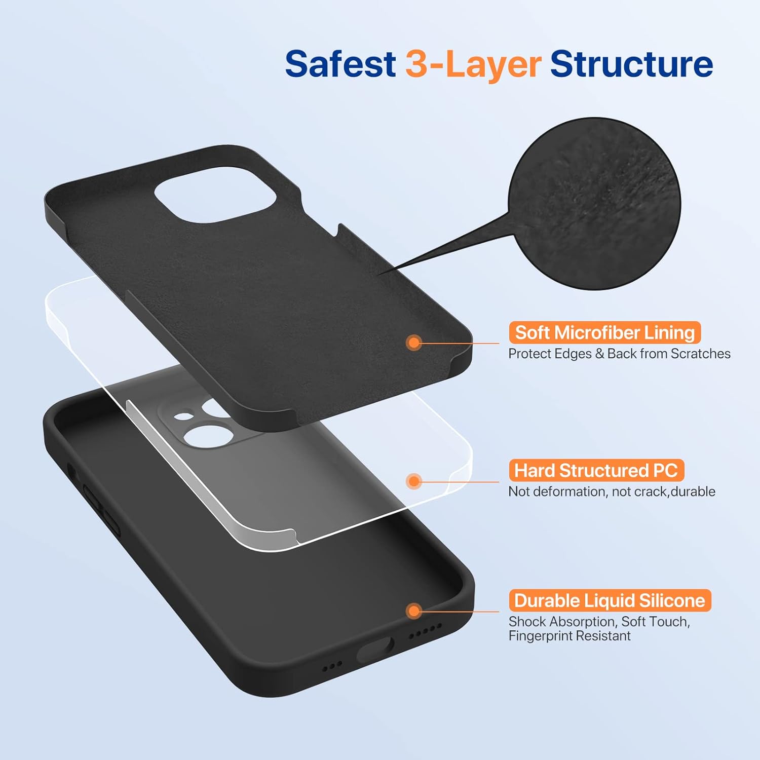 Thumbnail 5 de Miracase iPhone 14 Case with Lens Protection