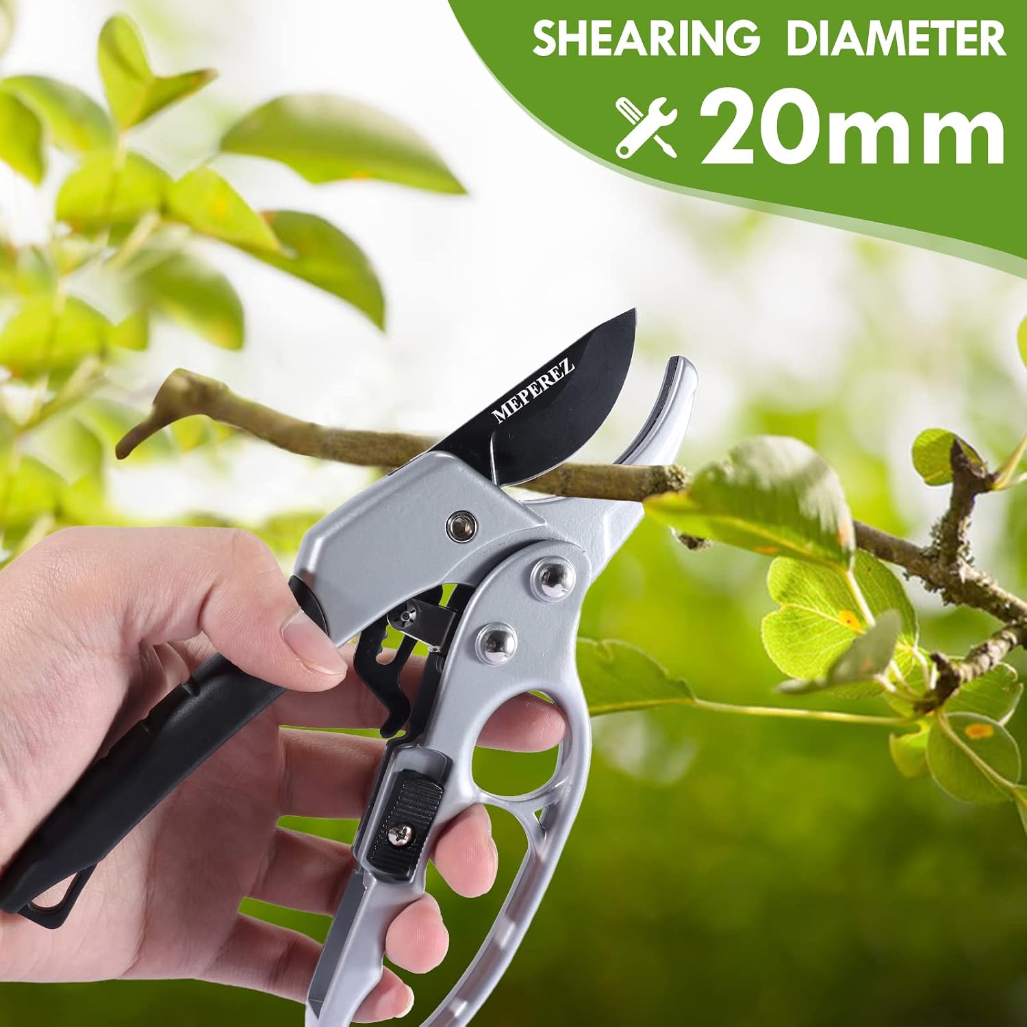 Detalle 1 de MEPEREZ Pruning Shears, 1-Inch Cut Capacity