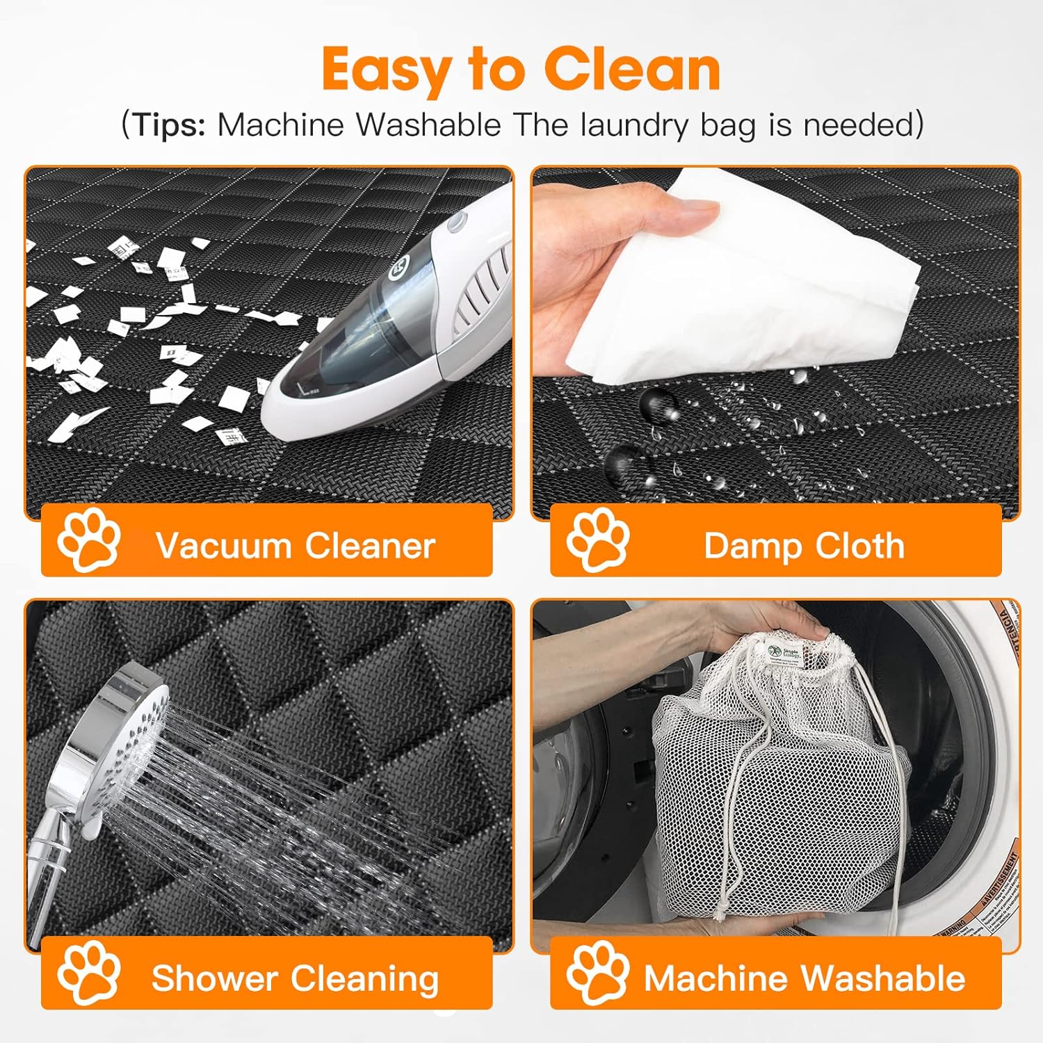 Thumbnail 4 de JOEJOY Dog Car Seat Cover 119x137 cm