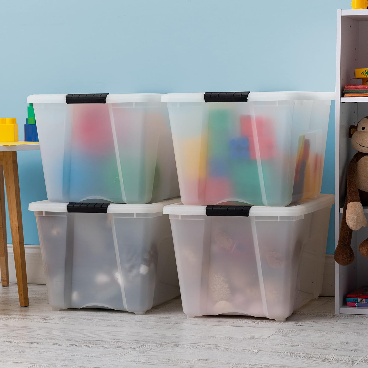 Detalle 2 de IRIS USA 54 QT Storage Box 4-Pack