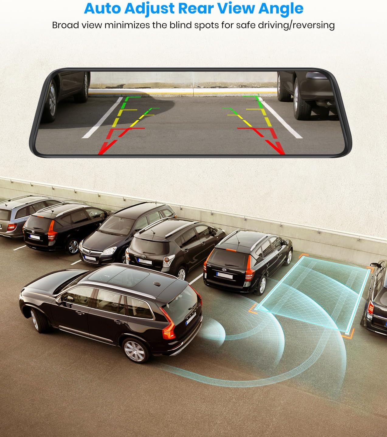 Thumbnail 5 de AUTO-VOX T9PRO Rear View Mirror Dash Cam