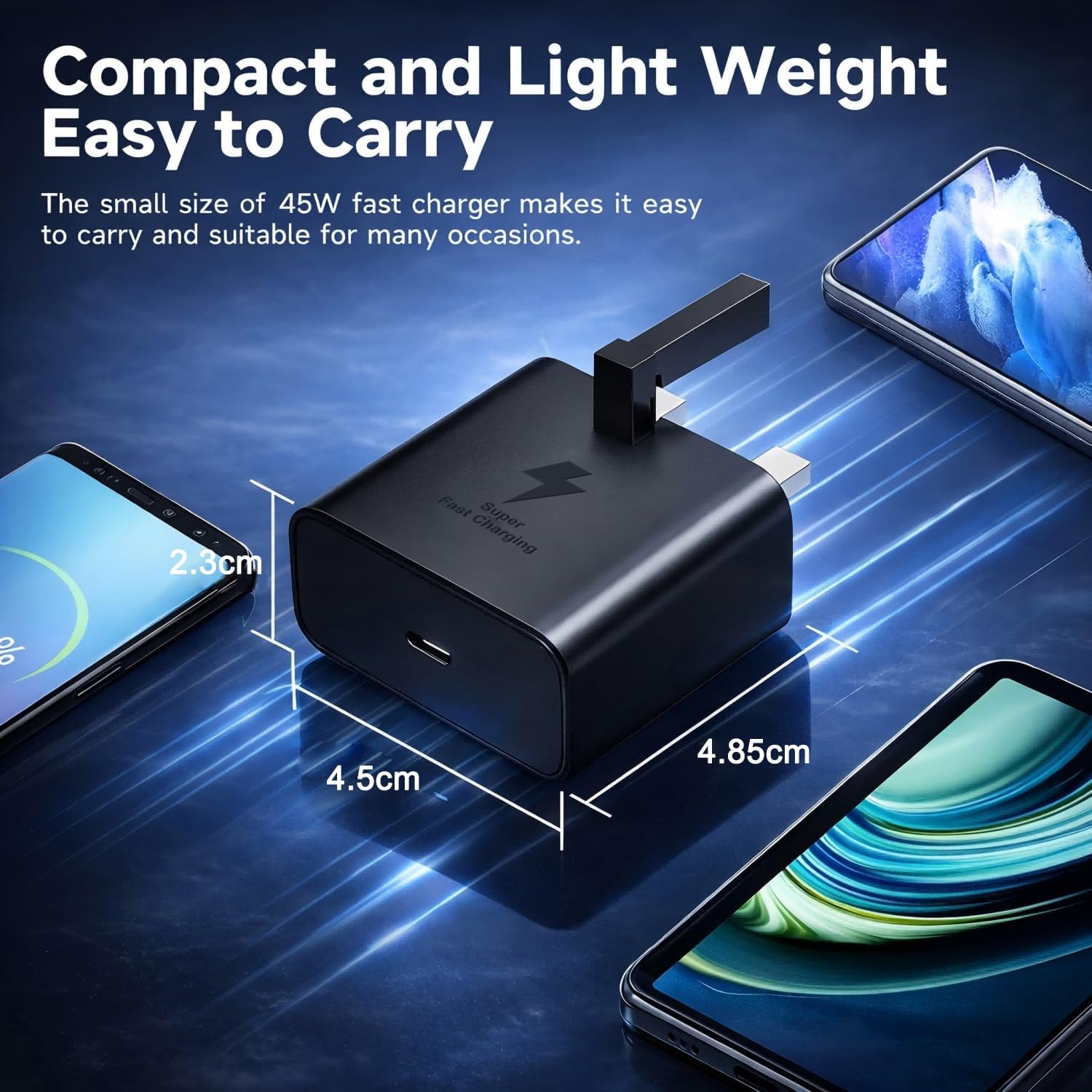 Thumbnail 4 de 45W USB-C Charger for Samsung Galaxy Series with 1m USB-C Cable