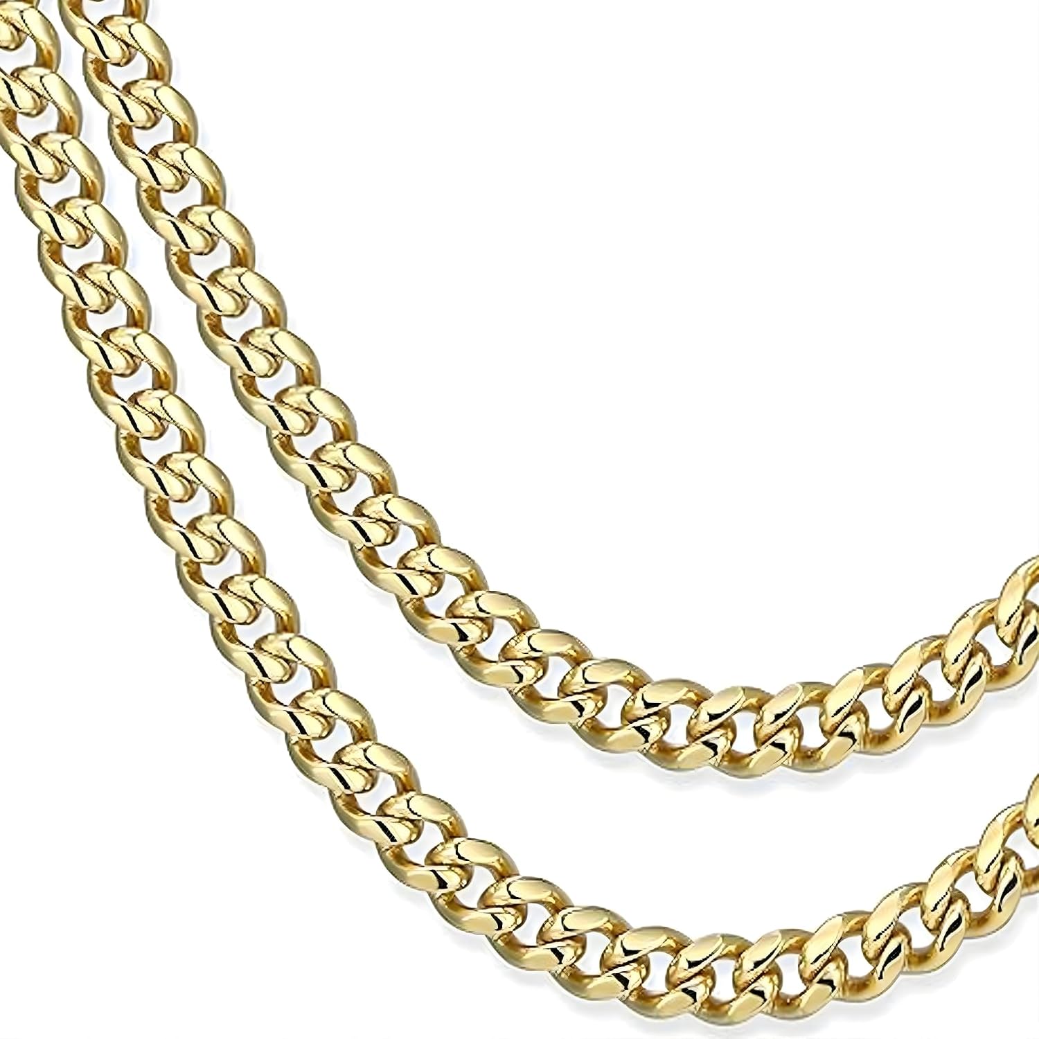 Thumbnail 1 de JAXXON Cuban Link Necklace 22in Gold Men's Necklace