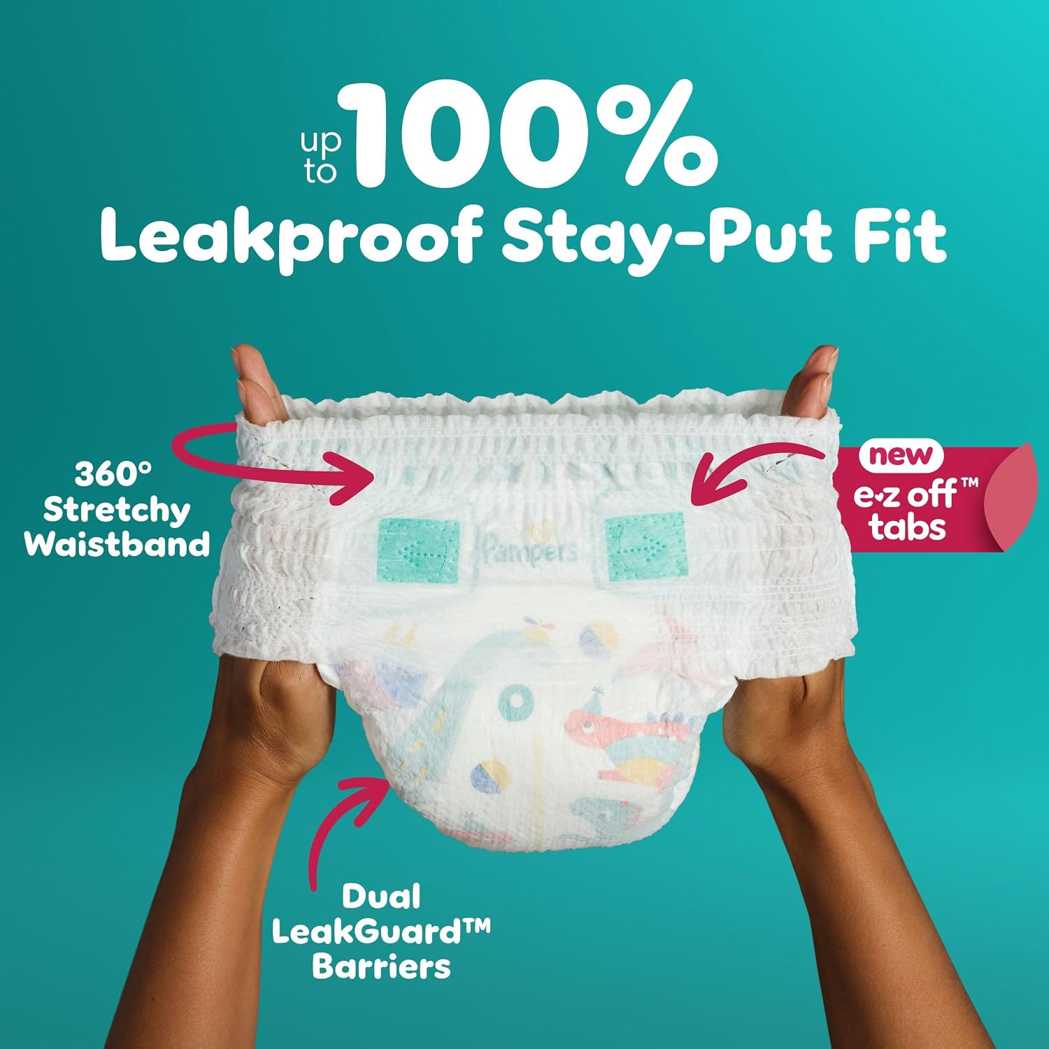 Detalle de Pampers 37000716679 Cruisers 360 Pull-On Diapers, Size 4, 144 Count