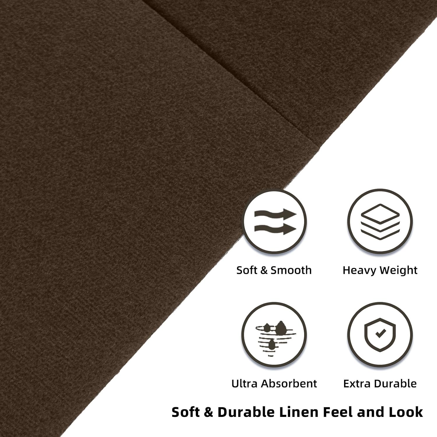 Thumbnail 5 de KAMMAK Napkins Disposable Coffee Cloth-Like Dinner Napkins with Pocket, 100 Pack