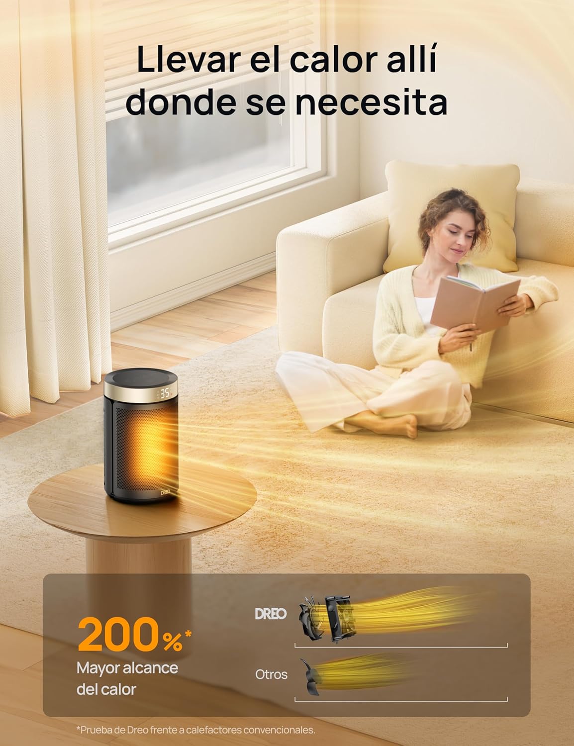 Thumbnail 1 de Dreo Calefactor 1500W con termostato