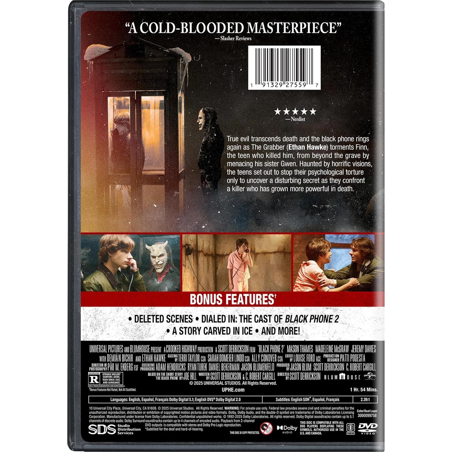 Detalle 1 de Black Phone 2 Collector's Edition DVD, Model 191329275597, Bonus Features