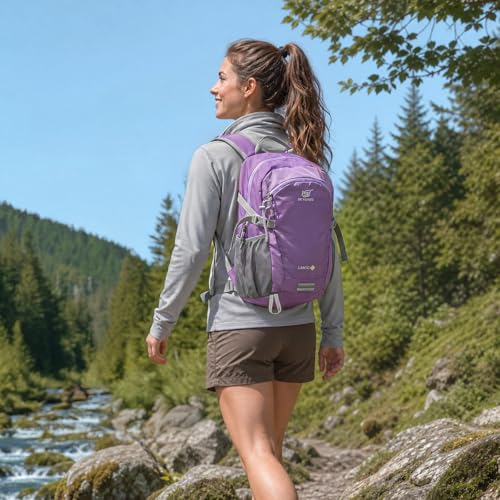Detalle 2 de SKYSPER Leicht Wanderrucksack 20L – kompakt, atmungsaktiv und sicher für Outdoor-Touren