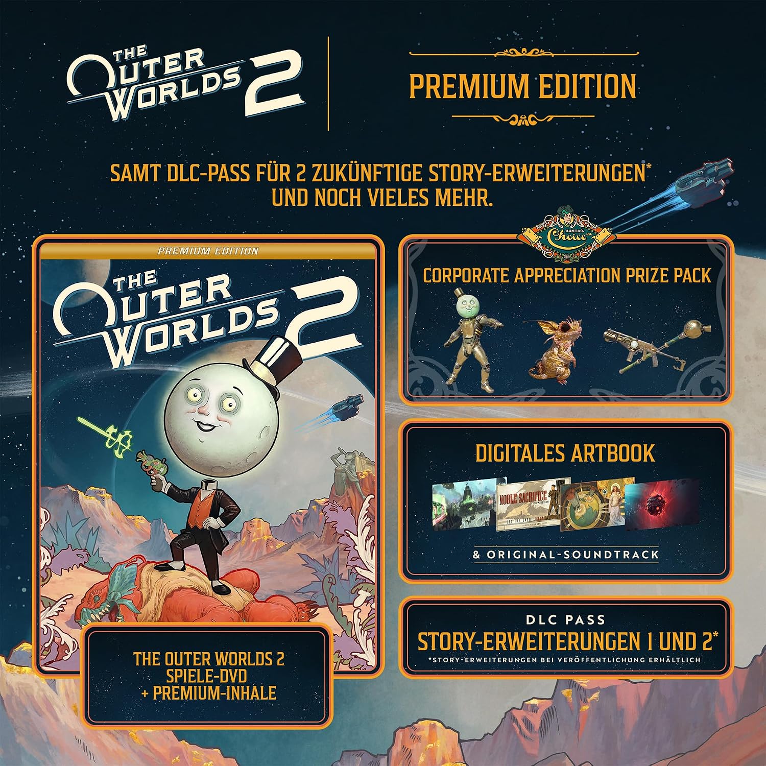 Detalle 2 de The Outer Worlds 2 Premium Edition PS5 Spiel