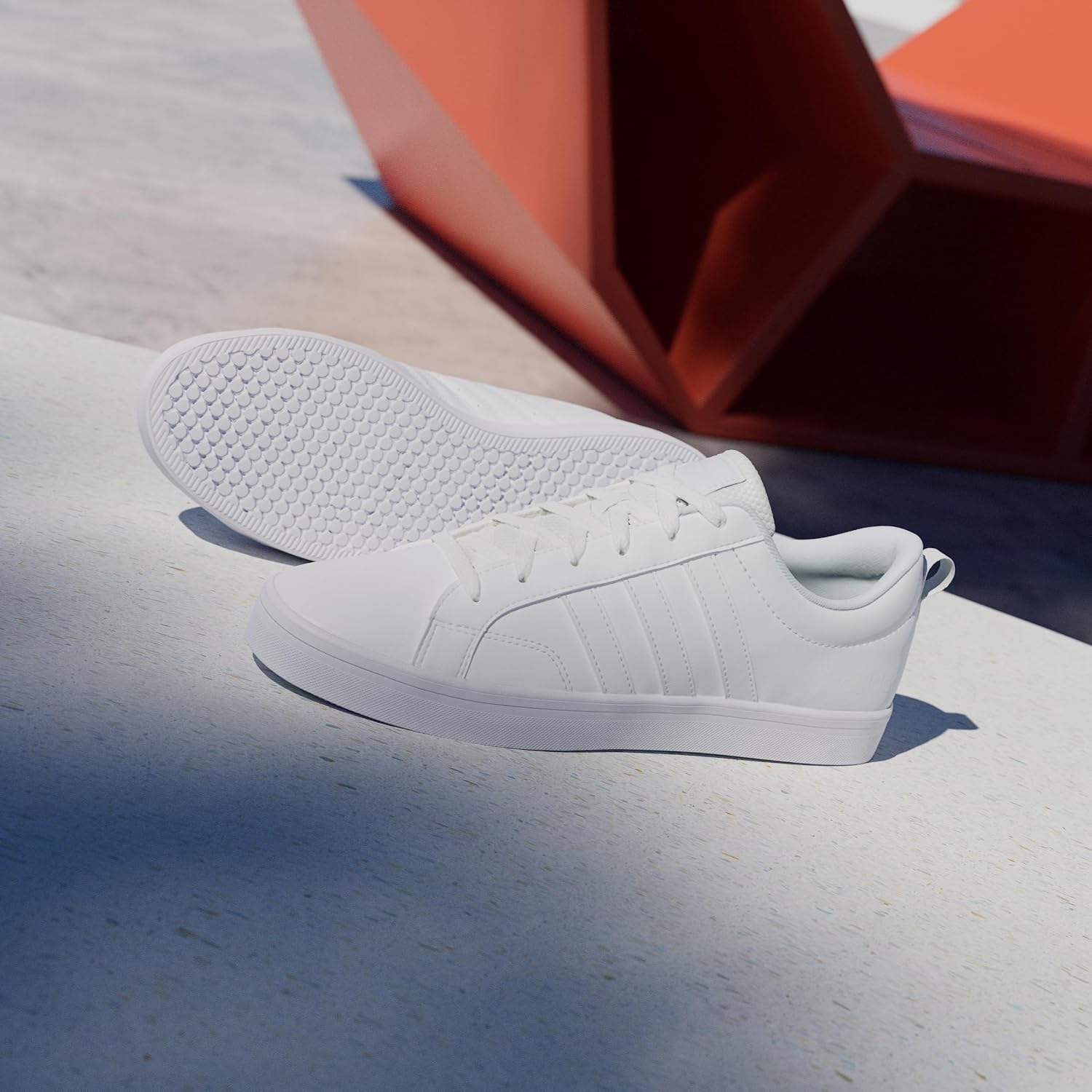 Detalle de adidas Herren VS Pace 2.0 Sneaker aus Leder (HP6006) – reguläre Passform