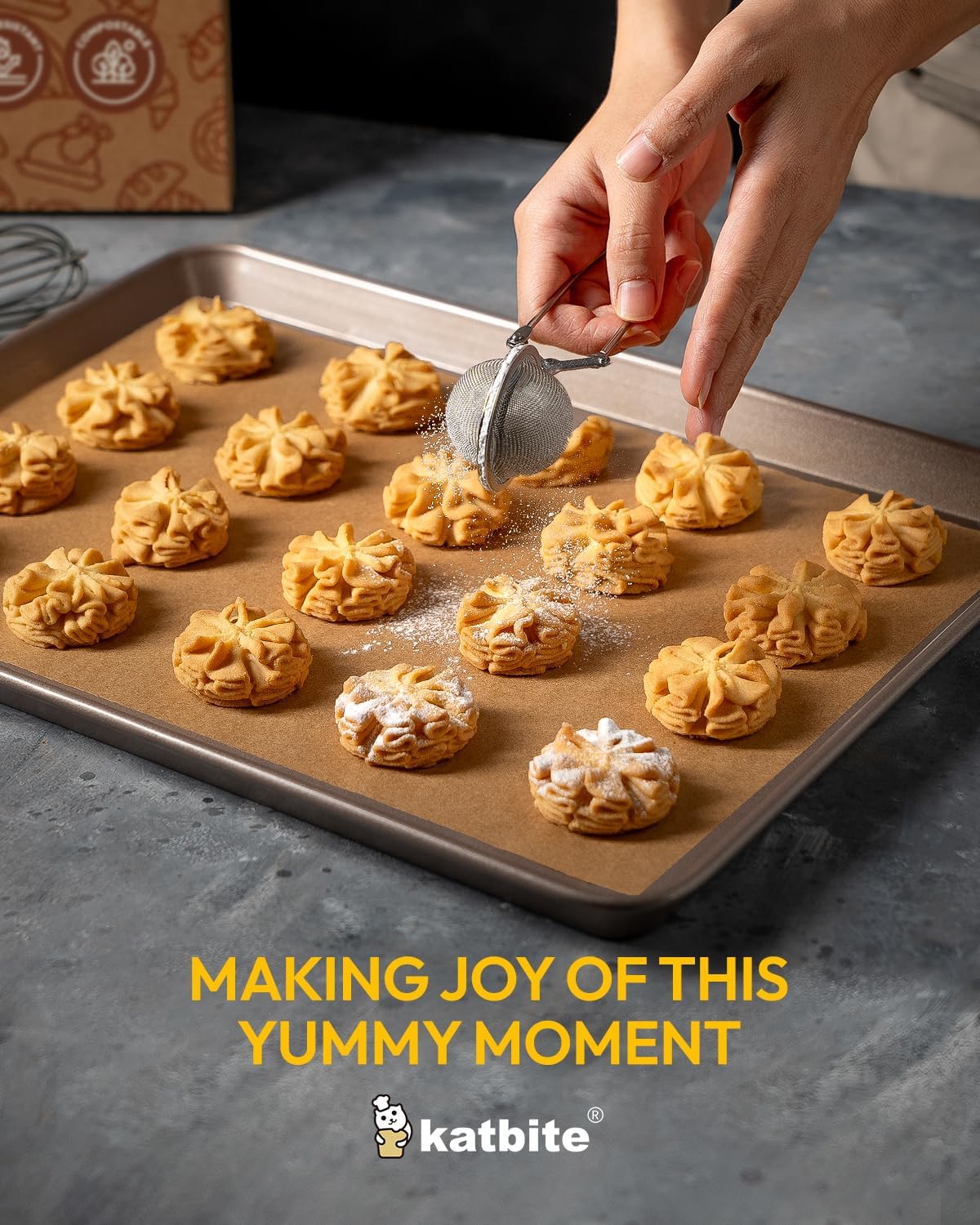 Thumbnail 6 de katbite Air Paper Fryer 01 Parchment Paper Sheets, 12 x 16 in, Unbleached