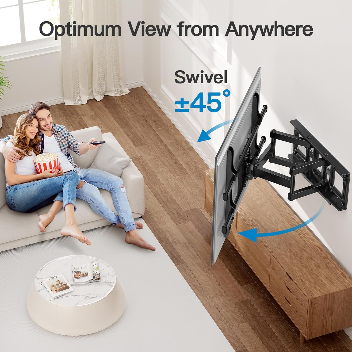 Thumbnail 5 de Pipishell TV Wall Mount for 37–84 in, 132 lb capacity