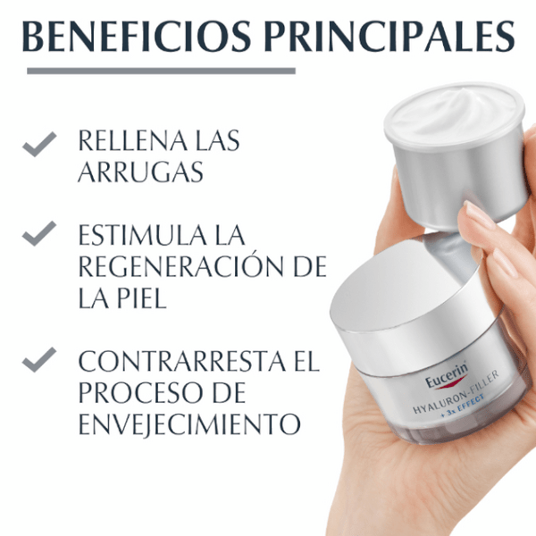 Thumbnail 1 de Eucerin Hyaluron-Filler Crema Noche Triple Efecto, 50 ml
