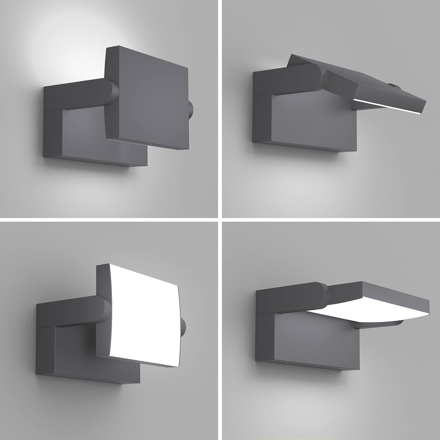 Detalle de Klighten 24W LED Aplique de Pared Moderno 🌟 IP65