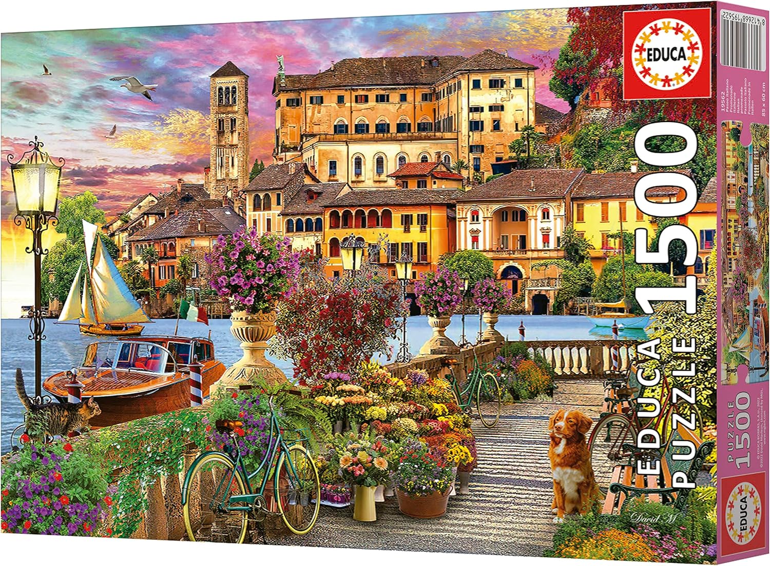 Thumbnail 3 de Educa Puzzle 1500 pièces pour adultes « Prommenade Italienne » (85 x 60 cm)
