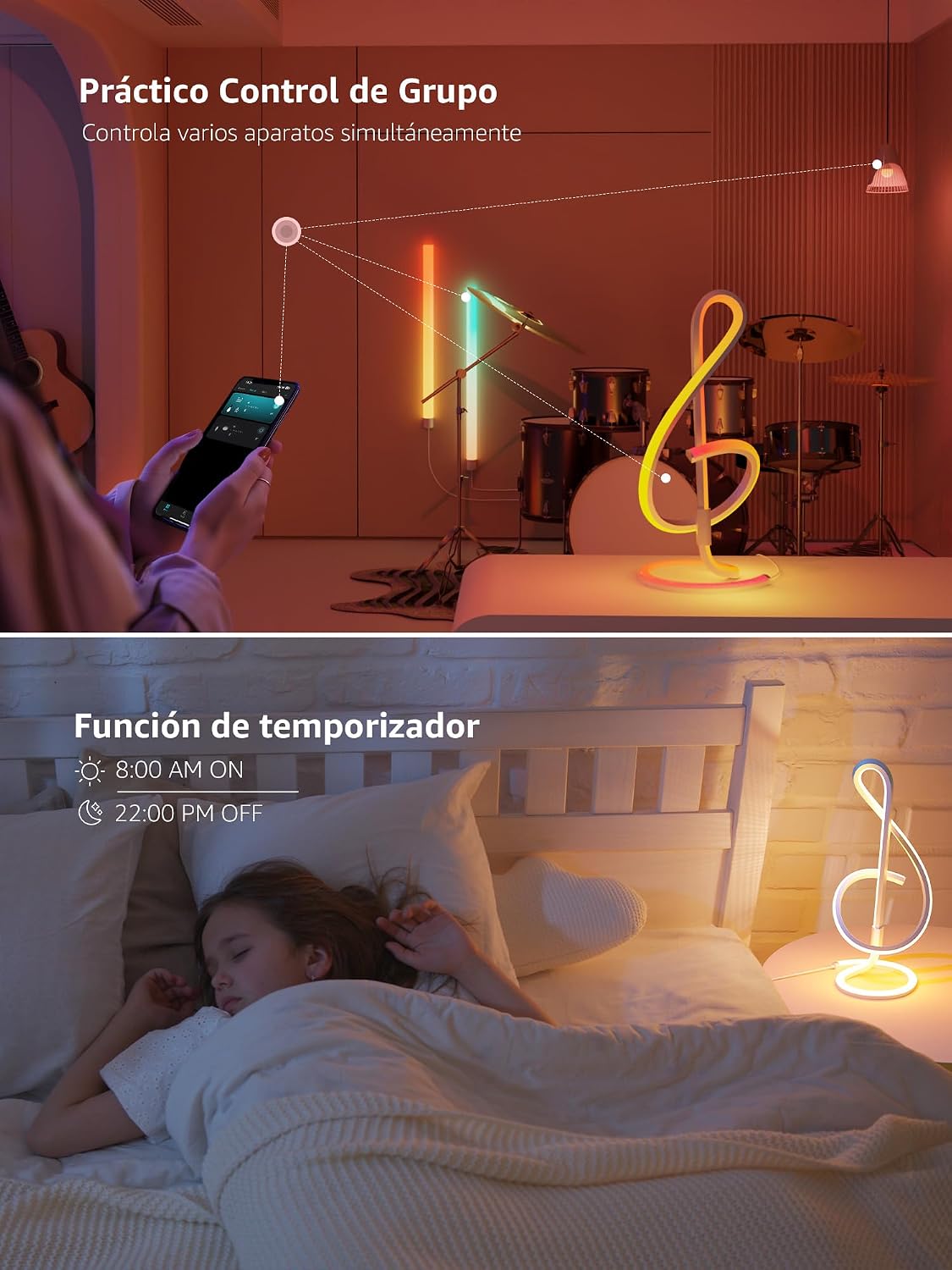 Thumbnail 6 de Lepro TB2 AI Lámpara de Mesa Inteligente con Luz RGB 🎶