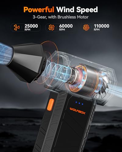 Thumbnail 1 de WOLFBOX MegaFlow50 soplador inalámbrico