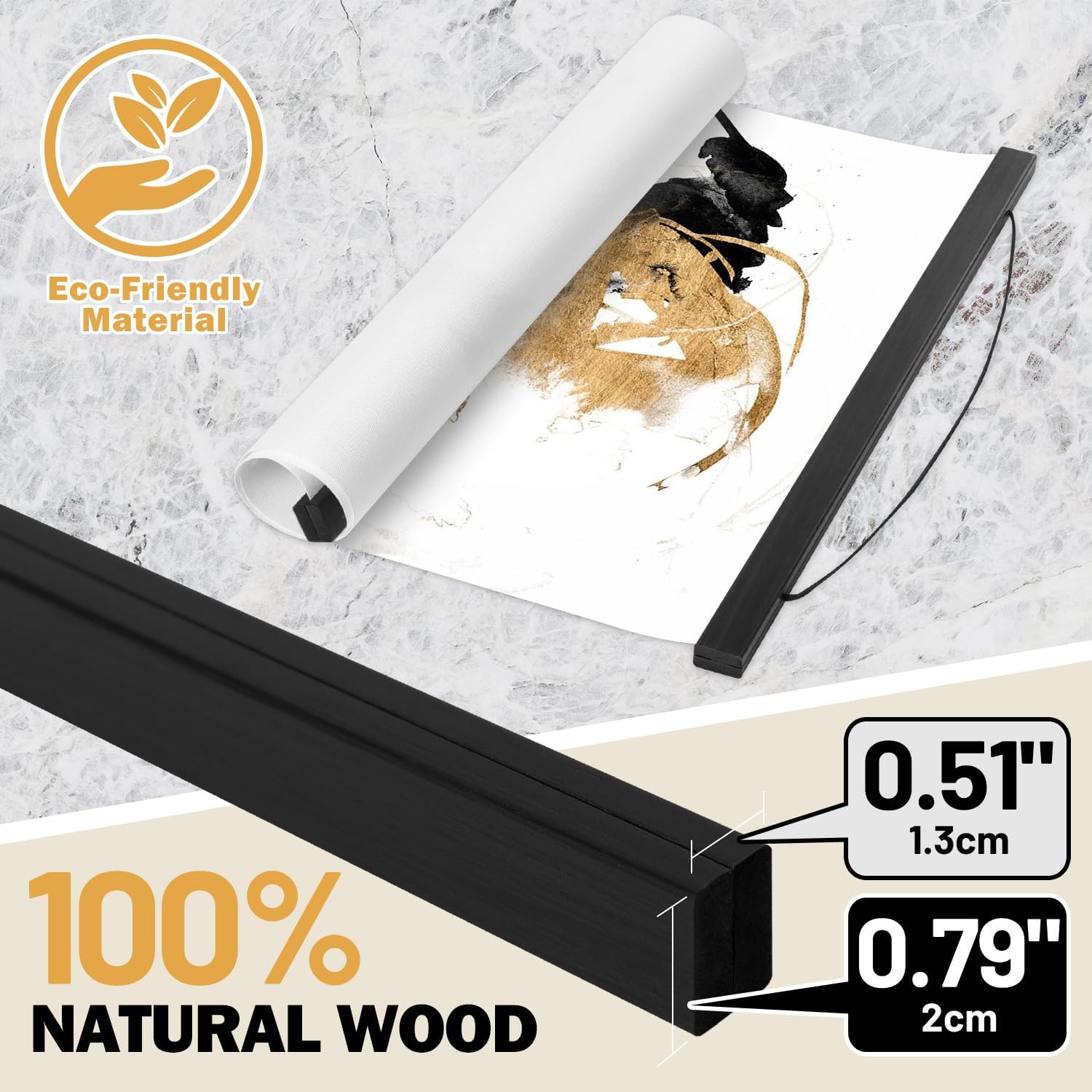 Detalle 2 de Benjia 4 Pack A0 Poster Frame Frames 84x59