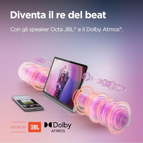 Detalle de Lenovo Tab Plus 11.5": tablet 2K con Helio G99, 8GB RAM e 128GB espandibili