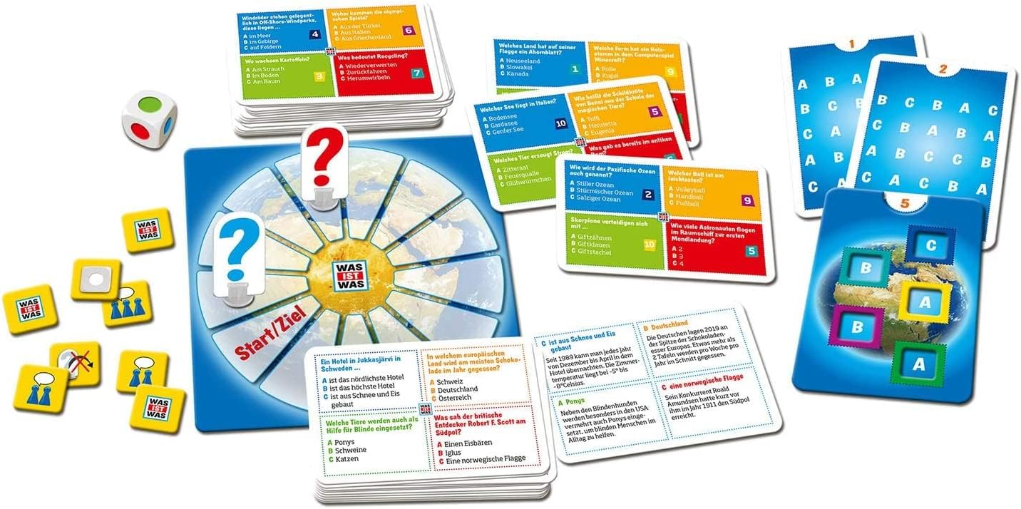 Detalle de KOSMOS 687748 was ist was Quiz-Spiel 300+ Fragen 🎲