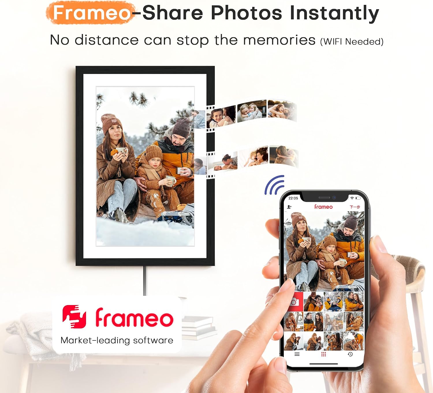 Detalle 2 de Frameo digital picture frame, 10.1-inch