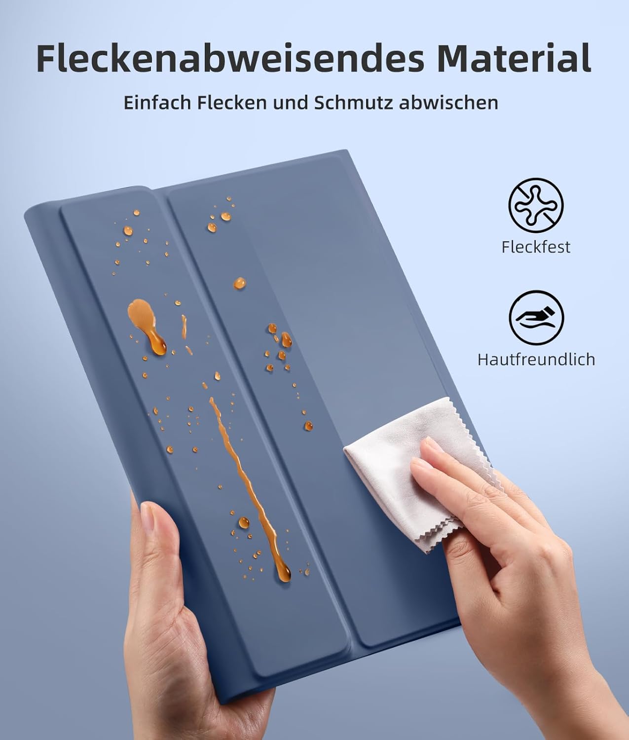 Thumbnail 5 de Vobafe Hülle mit Tastatur für Samsung Galaxy Tab A11+ Plus 11 Zoll (2025) / Tab A9+ Plus (2023) – 7 Farben, beleuchtete Tastatur, Abnehmbare Tastatur