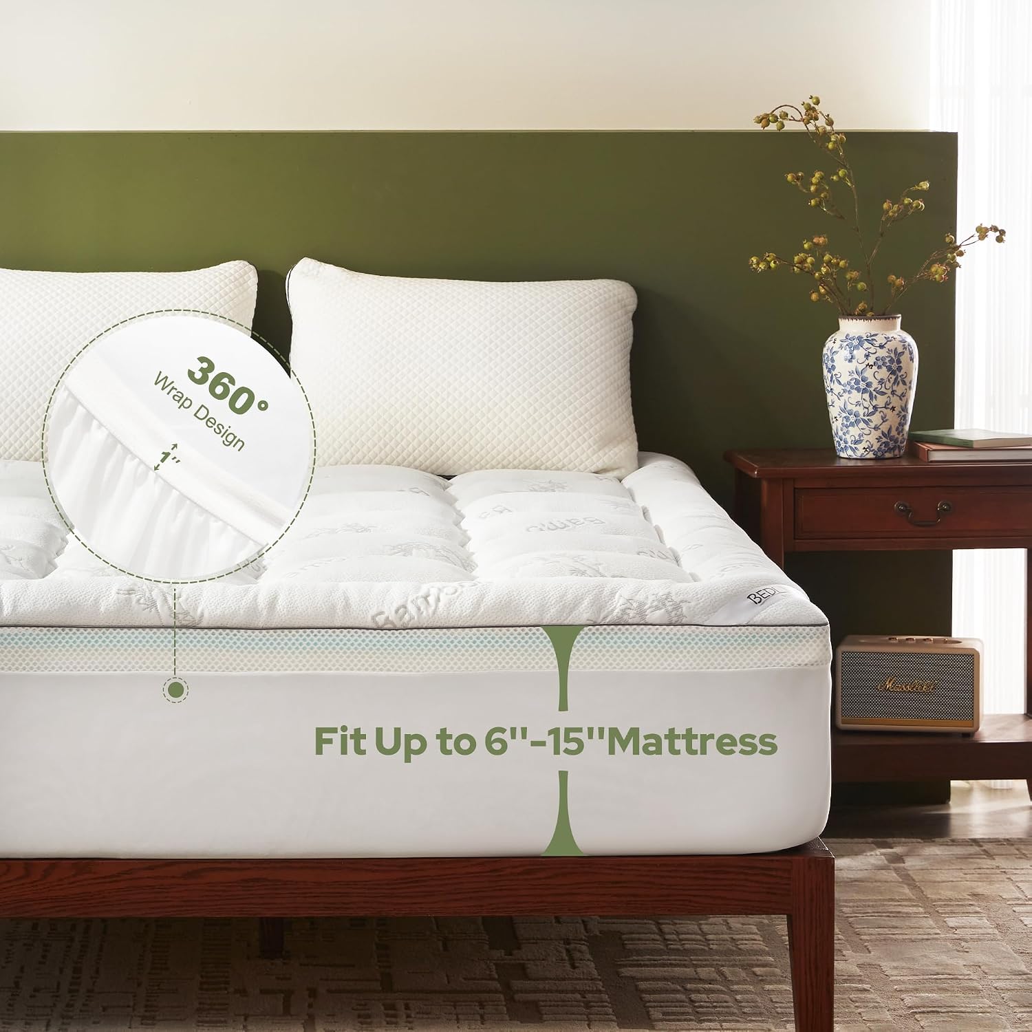 Thumbnail 4 de BEDLORE Mattress Topper 4-Inch