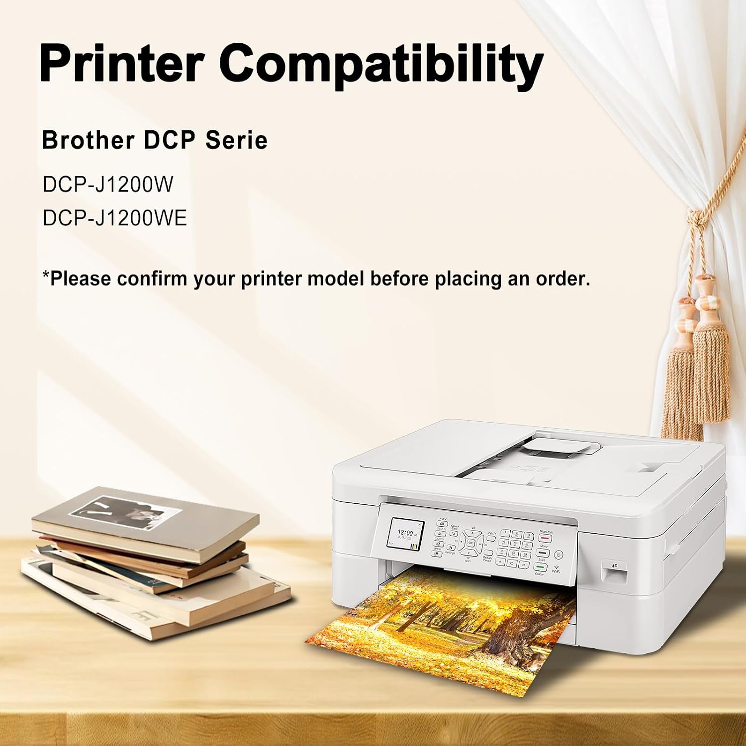 Detalle 2 de Miss Deer LC424 BK Schwarz Patronen kompatibel Brother DCP-J1200W
