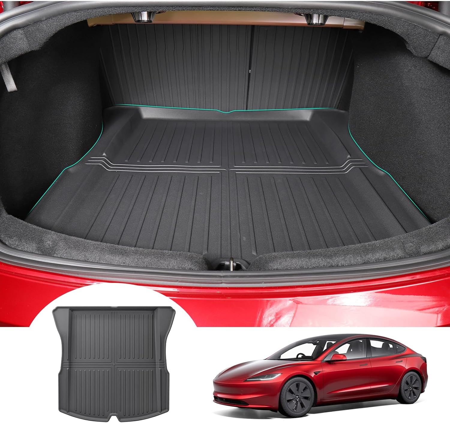 Detalle de GAFAT Tesla Model 3 Highland Kofferraummatte 2024
