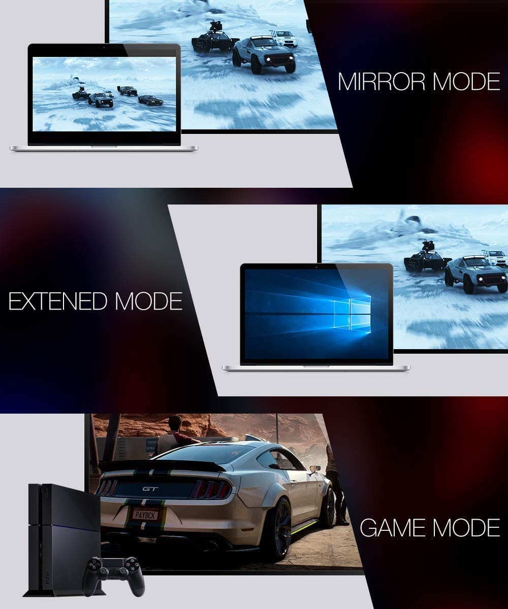 Thumbnail 4 de JSAUX Cavo HDMI 2.1 8K 5 metri (2 pezzi), 48 Gbps: eARC e Dolby Atmos per PS5, TV UHD e console