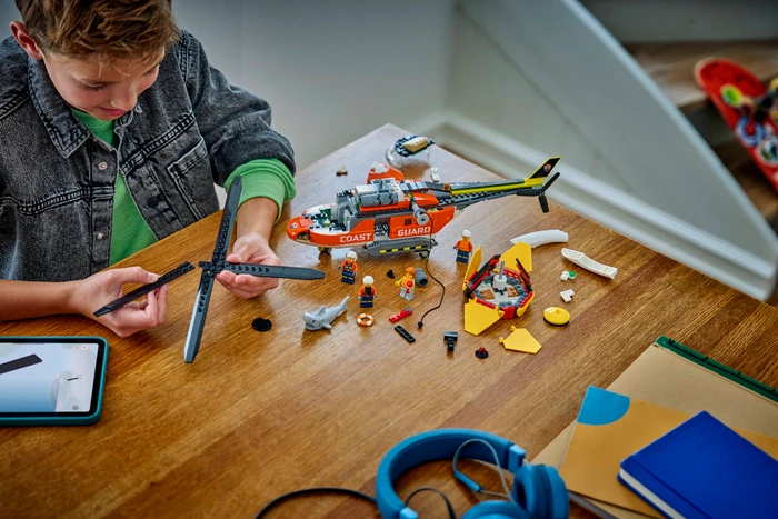 Thumbnail 8 de LEGO City Hubschrauber 60503 mit Seilwinde