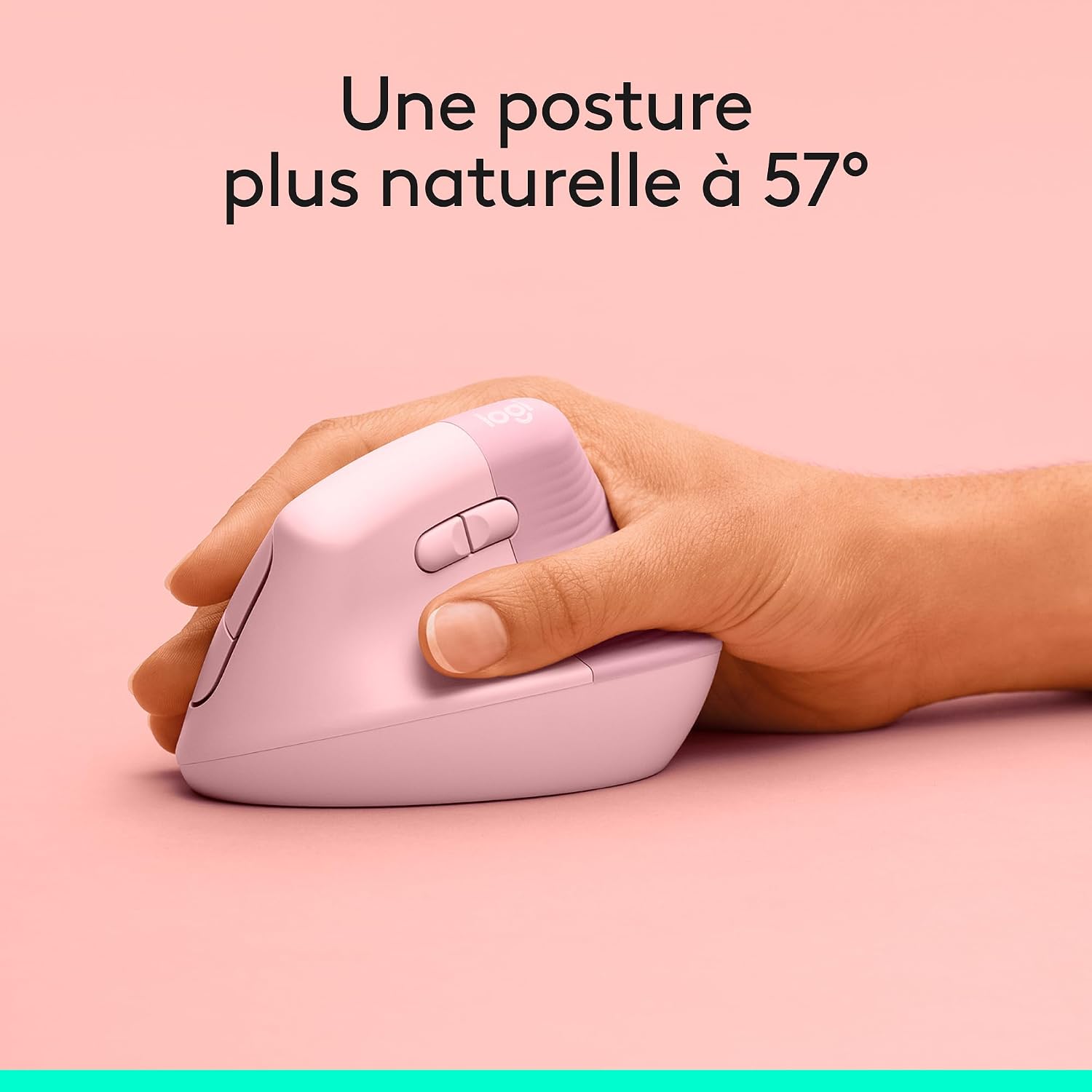 Detalle 2 de Logitech Lift souris ergonomique 57° 🖱