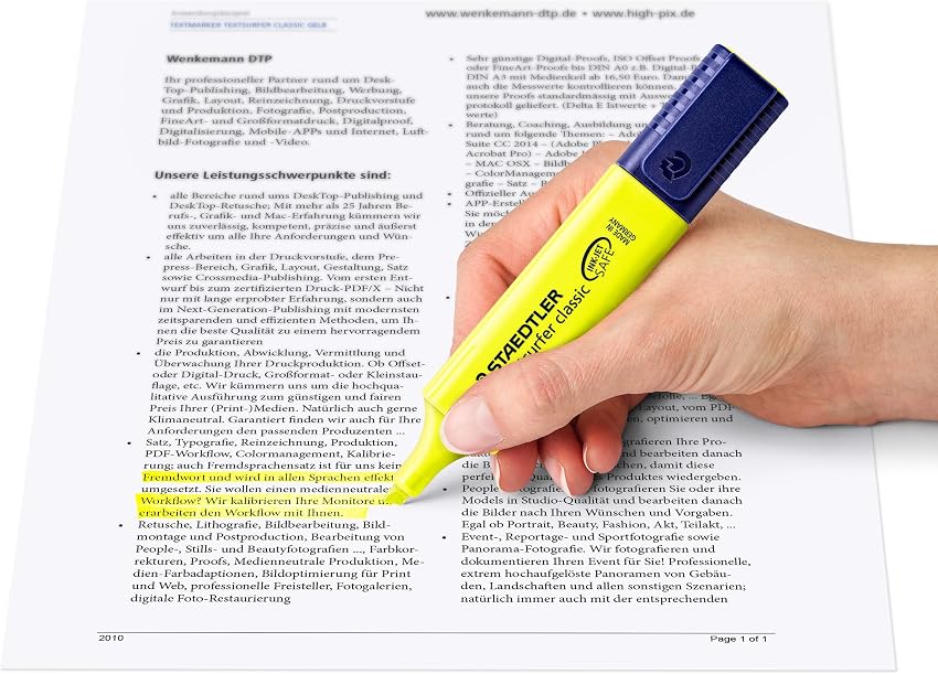 Detalle 2 de Staedtler 364-1 Rotuladores fluorescentes Textsurfer 10 unidades