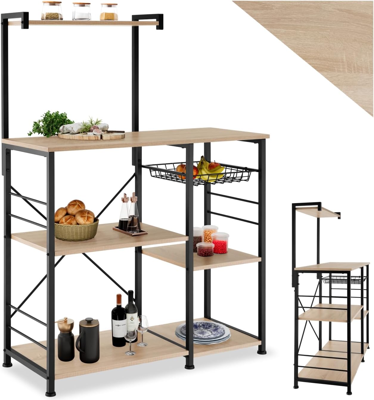Imagen de tectake Estantería Cocina estilo Industrial 90x40x131 en OfertitasTOP