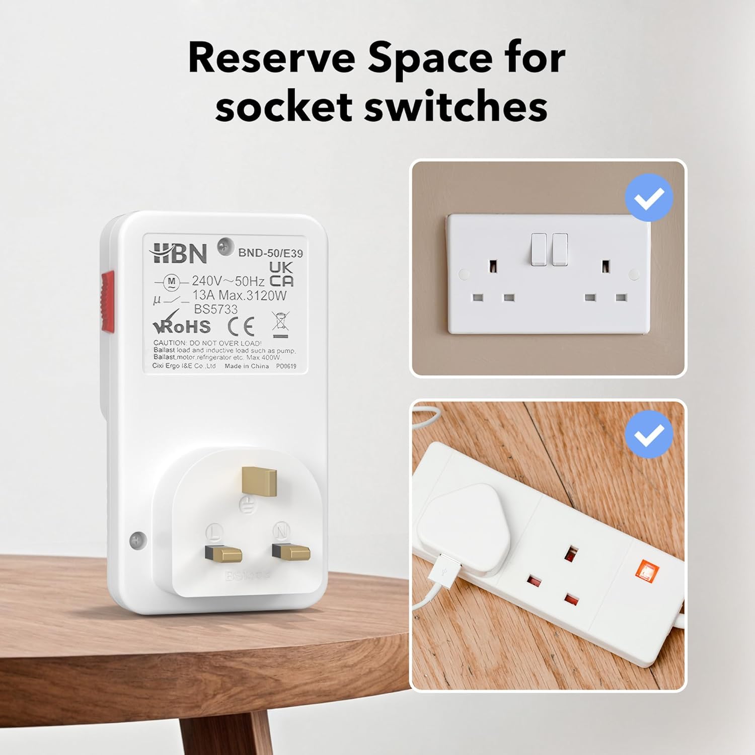 Thumbnail 2 de HBN 24 Hour Programmable Timer Plug