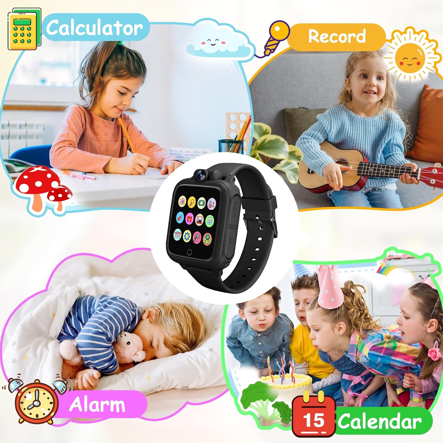 Detalle de Smartwatch per Bambino con 26 Giochi e Fotocamera - Orologio Educativo