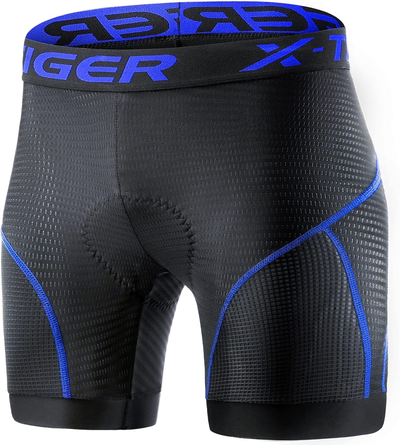 Detalle de X-TIGER Ciclismo Uomo Boxer imbottito 5D in gel, traspirante (mutande/pantaloncini da bici)