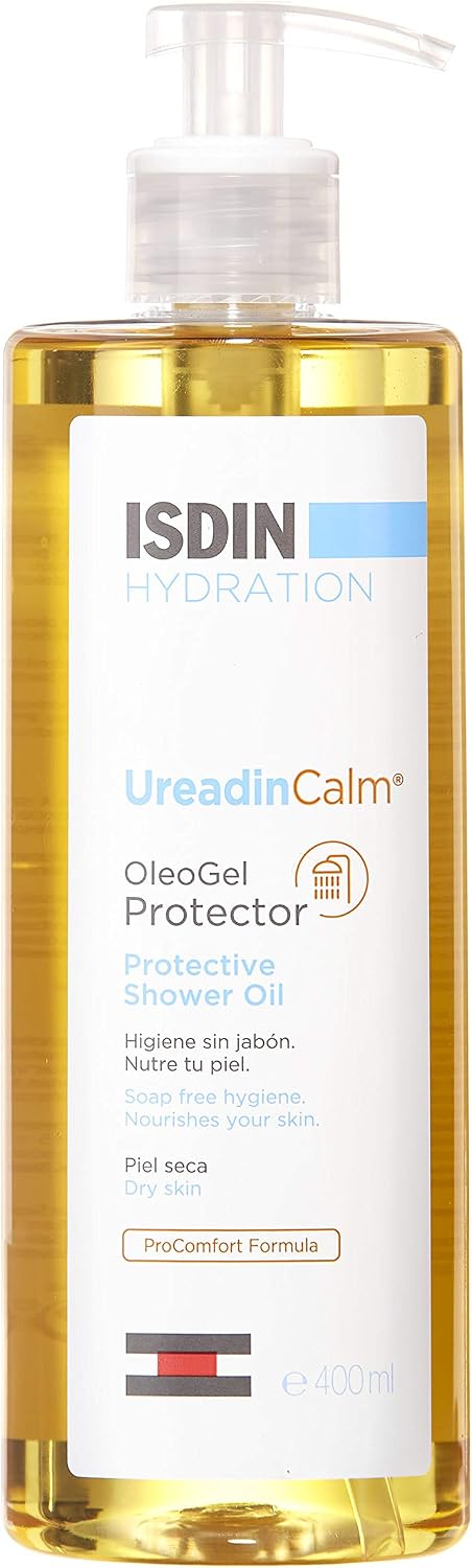 Detalle de ISDIN Ureadin Calm OleoGel, olio doccia nutriente senza sapone per pelli secche