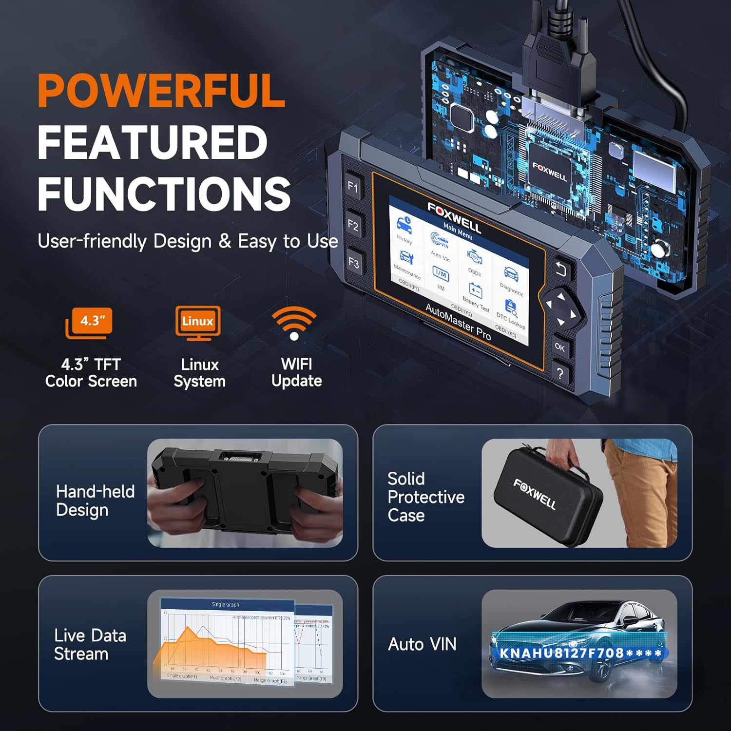 Thumbnail 5 de FOXWELL NT614 Elite OBD2 Scanner with 5 Resets