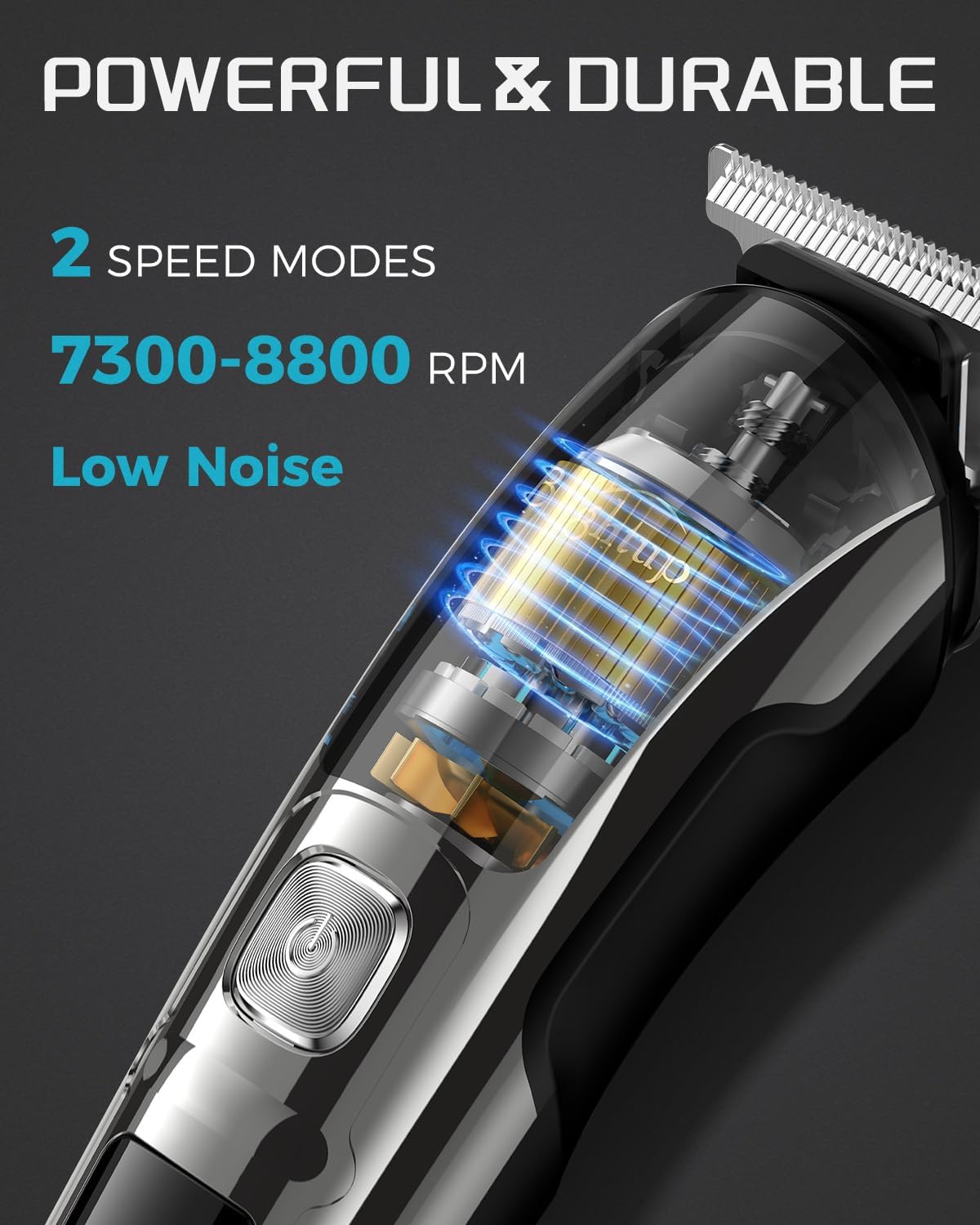 Thumbnail 2 de Brightup Beard Trimmer for Men Electric Razor & Shaver Kit (Cordless, IPX7 Waterproof)