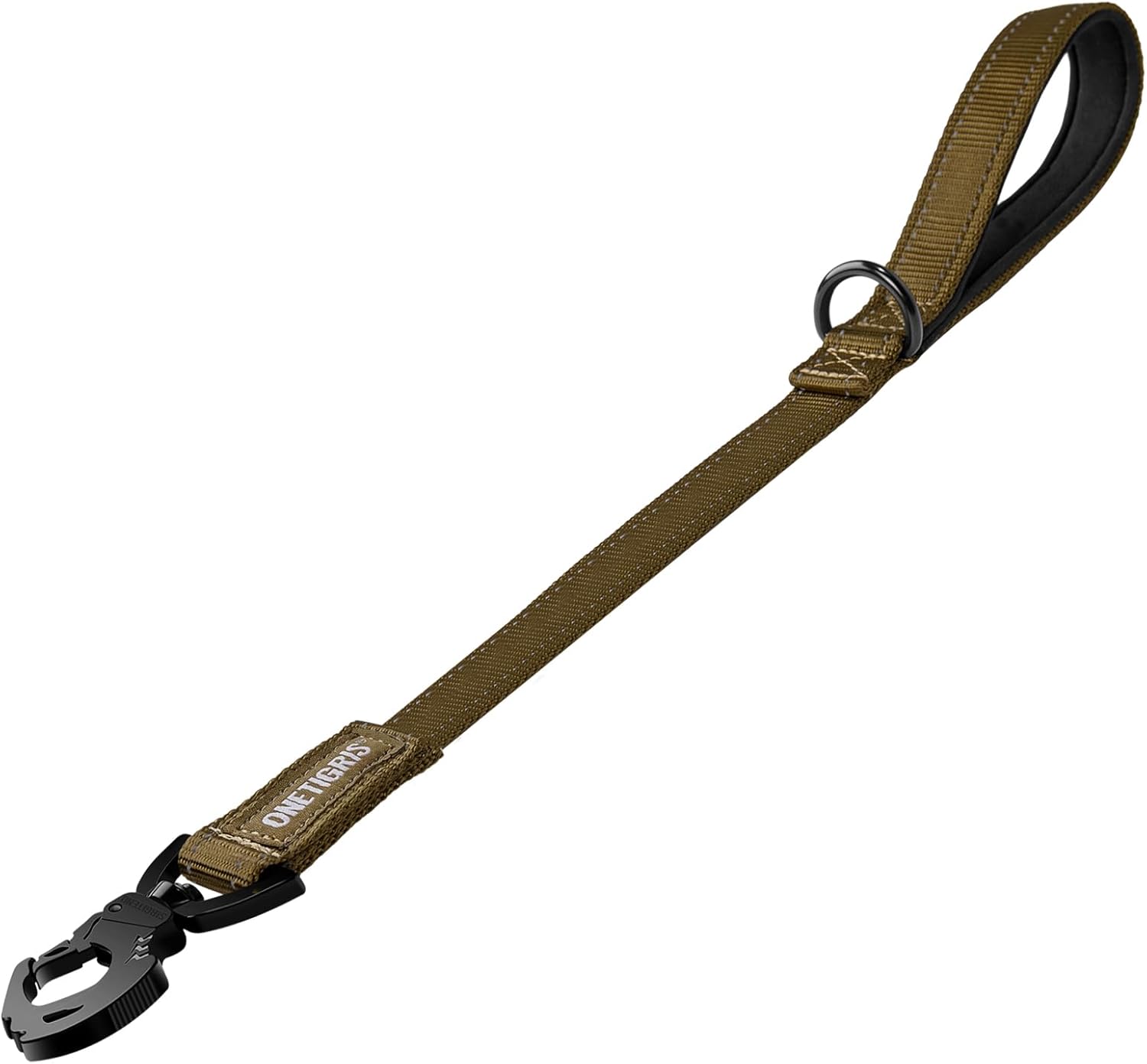 OneTigris Bolt Laisse courte pour chien 52 cm – Lente et robuste, pour chiens de taille moyenne à grande