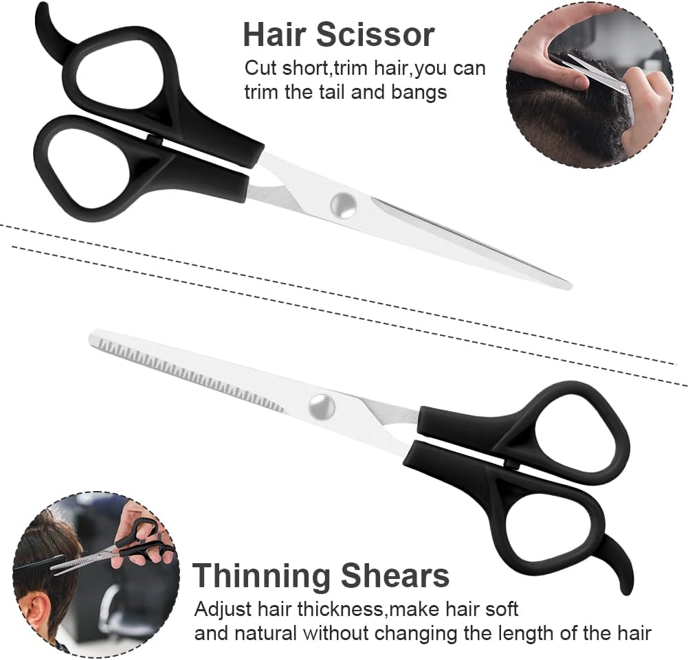 Thumbnail 3 de LOPHE Forbici da Parrucchiere 3Pcs 6 Pollici: set professionale per casa e fai-da-te