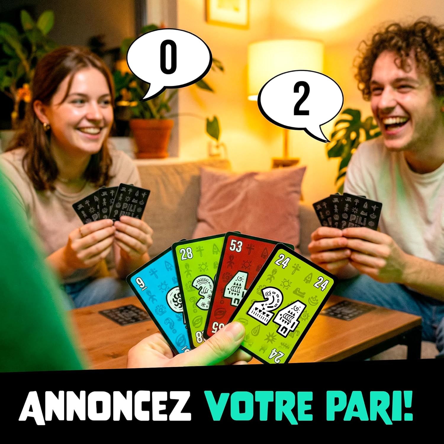 Thumbnail 1 de ATM Gaming PILI PILI – Jeu de cartes tactique et d’ambiance (2 à 8 joueurs) pour soirées de 20 min