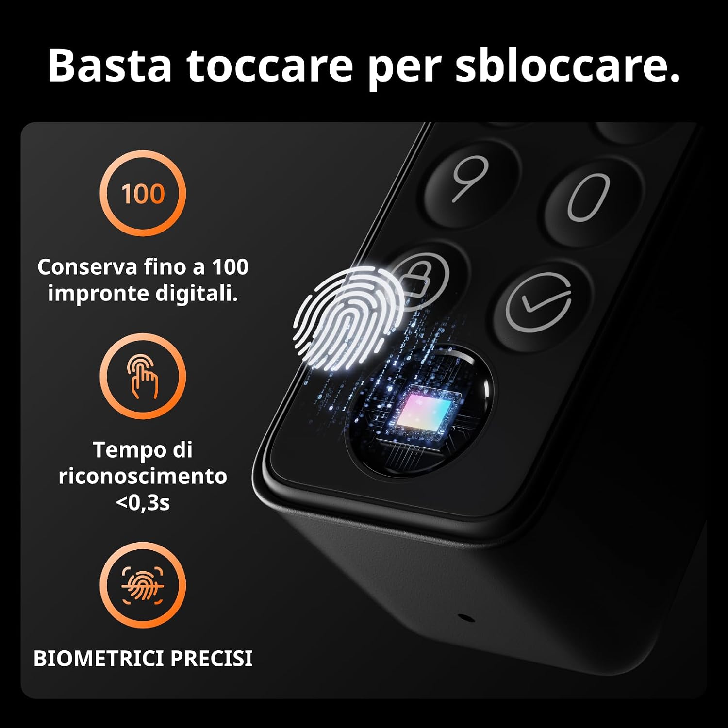 Detalle 2 de SwitchBot Lock Pro con tastiera Touchscreen