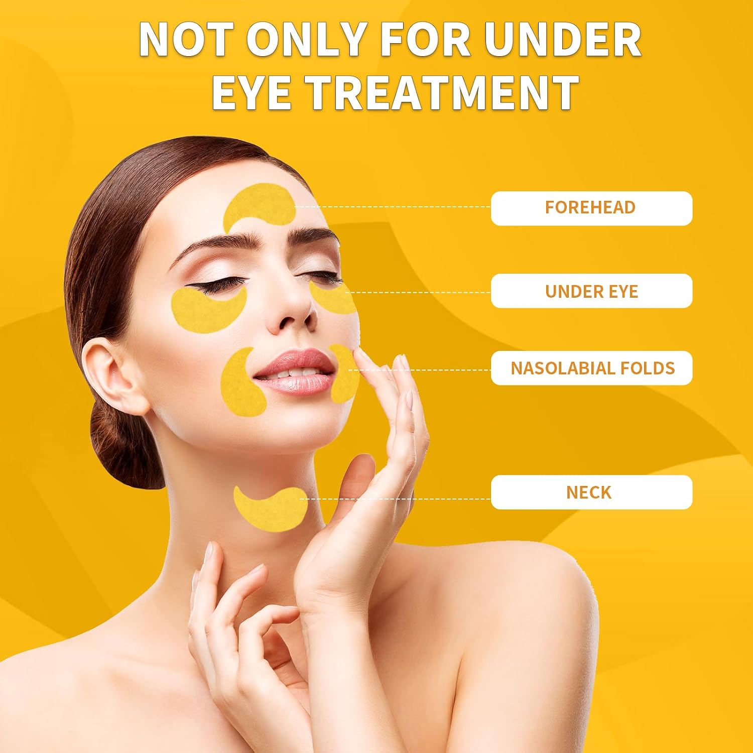 Detalle 2 de Qyiywim 24K gold under eye patches 70 count