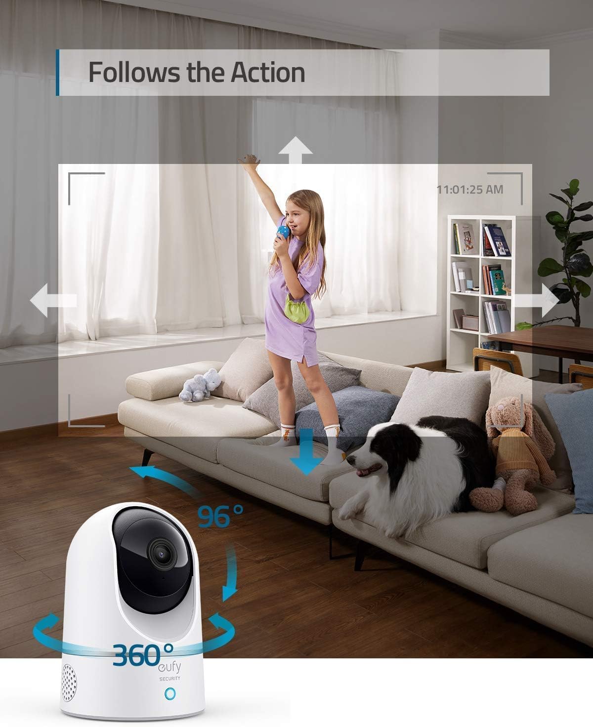 Thumbnail 5 de eufy Security IndoorCam 2K Pan & Tilt 2-Pack
