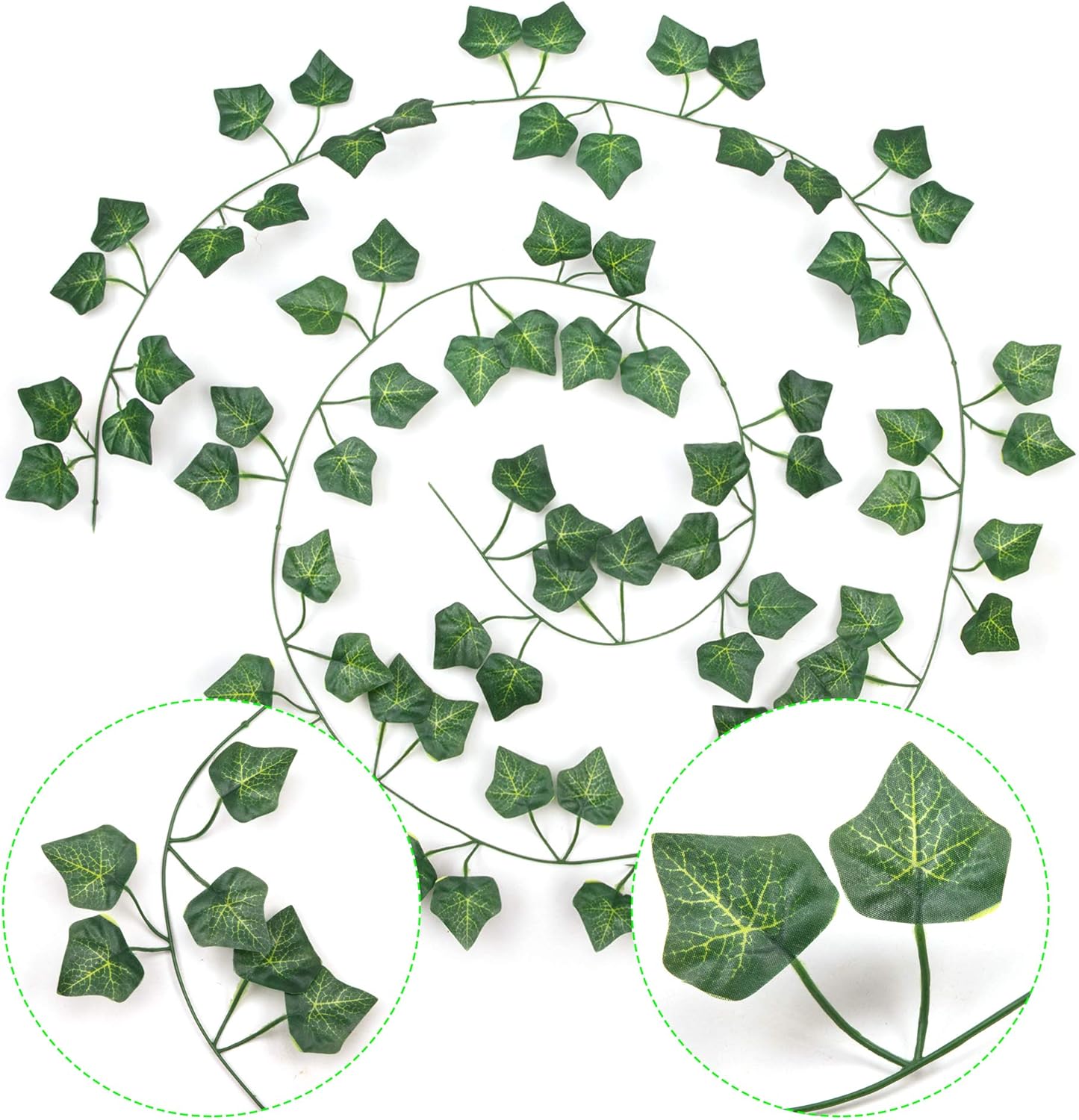 Thumbnail 1 de AIOR 12 Pcs Lierre Artificielle 200 cm