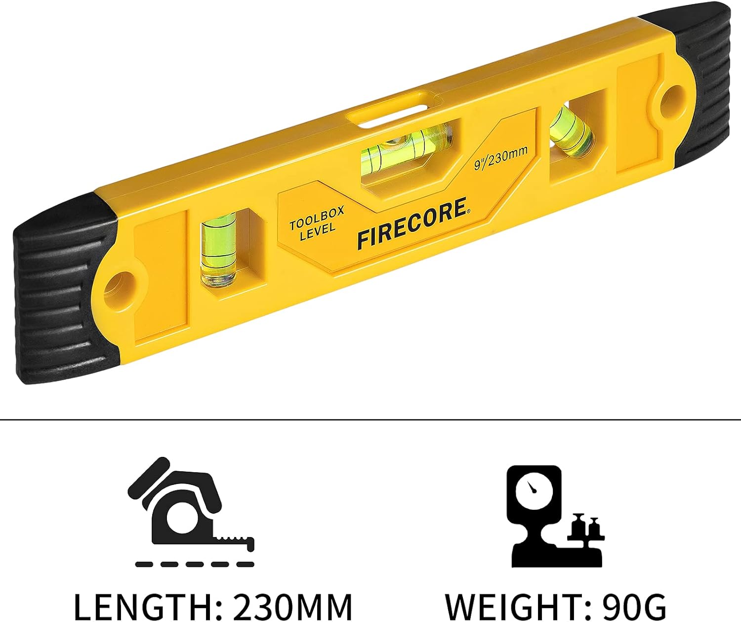 Thumbnail 3 de Firecore FSL230PC 230mm torpedo level with magnet 📏