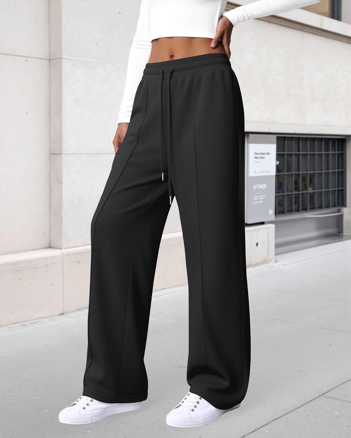 Thumbnail 5 de IPMQ Wide Leg Sweatpants 60% Cotton